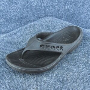 Crocs Women Flip‎ Flop Sandal Shoes Brown Synthetic Size 7 Medium